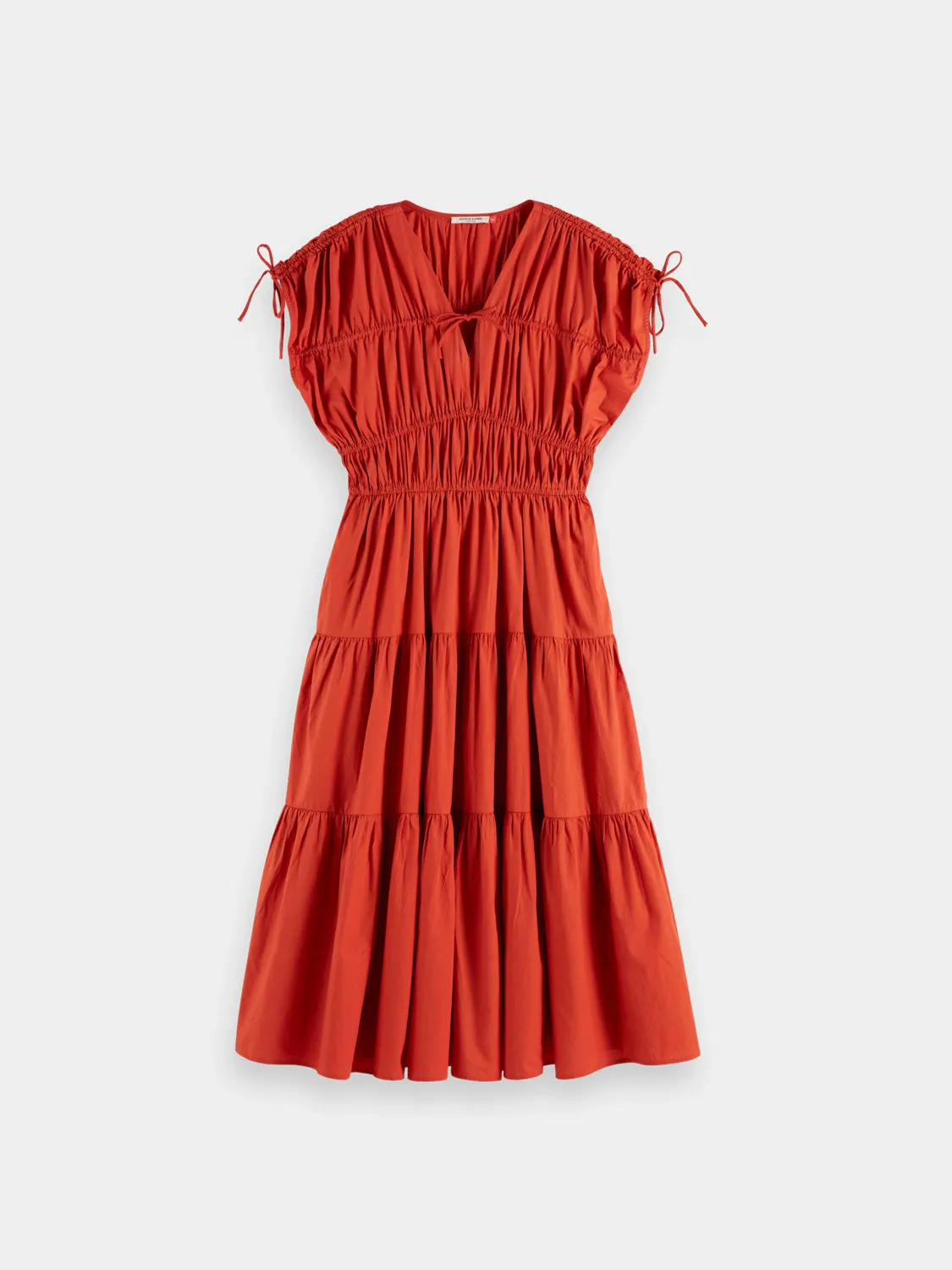 Gathered midi dress sold by Scotch & Soda product image thumbnail 2