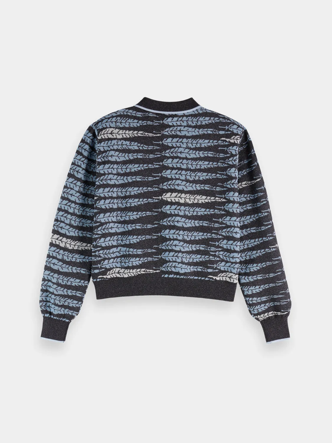 Lurex jacquard cardigan sold by Scotch & Soda product image thumbnail 5