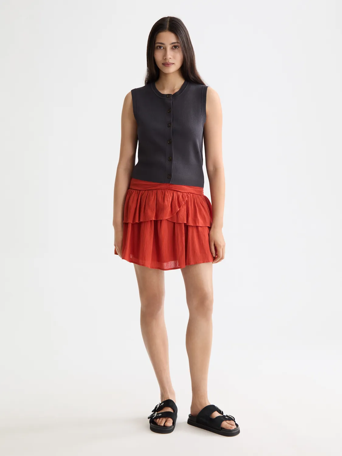 Smocked mini skirt sold by Scotch & Soda product image thumbnail 4