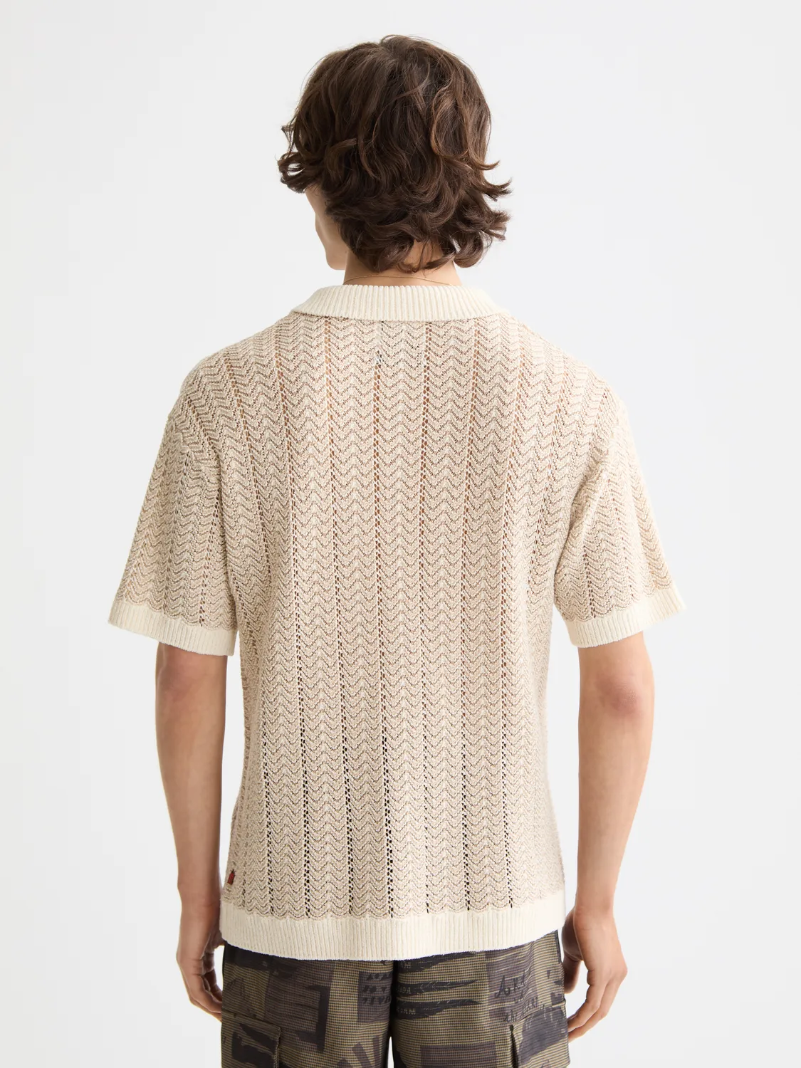 Knitted v-neck polo sold by Scotch & Soda product image thumbnail 3