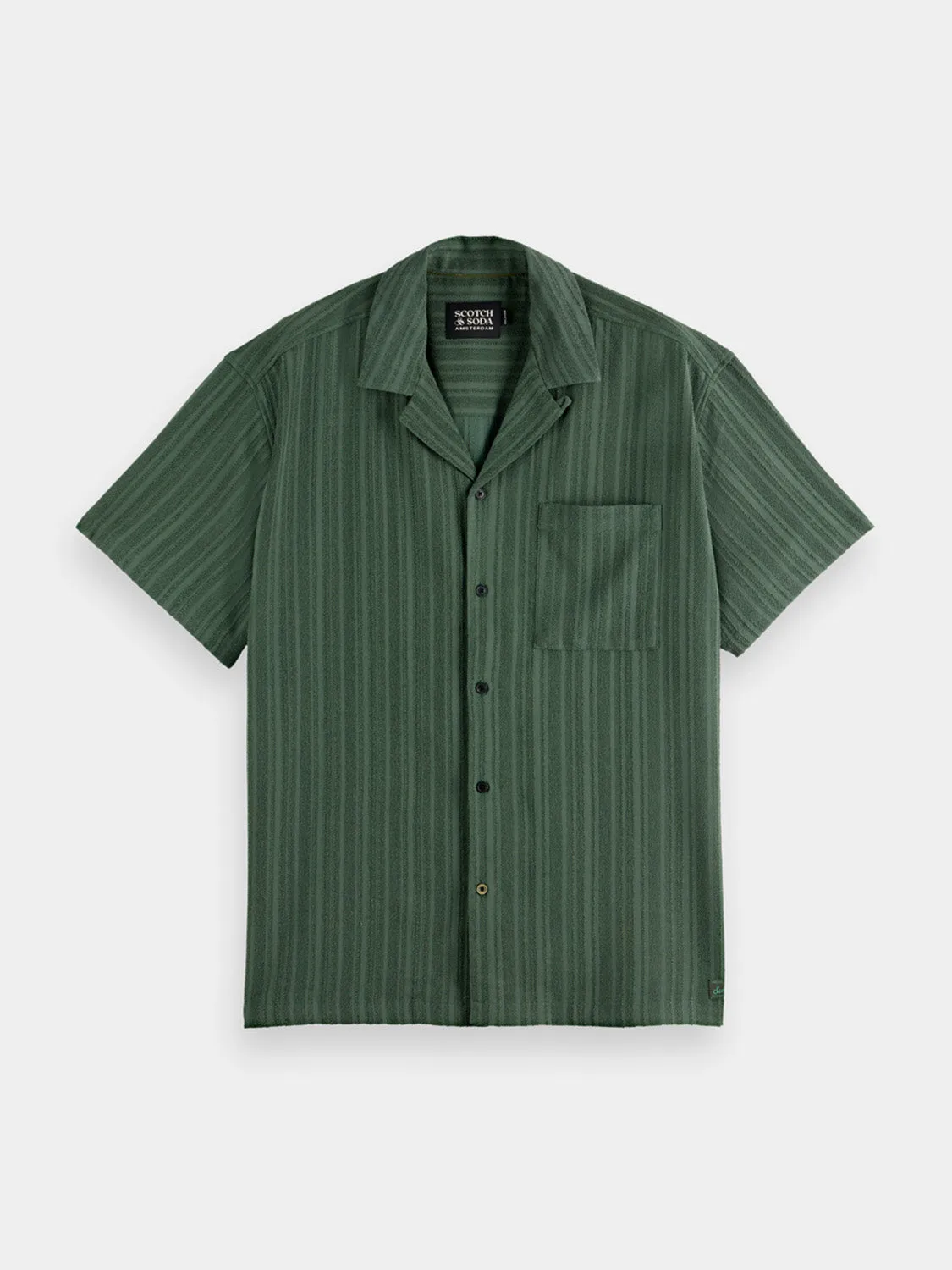Striped short sleeved shirt sold by Scotch & Soda product image thumbnail 2