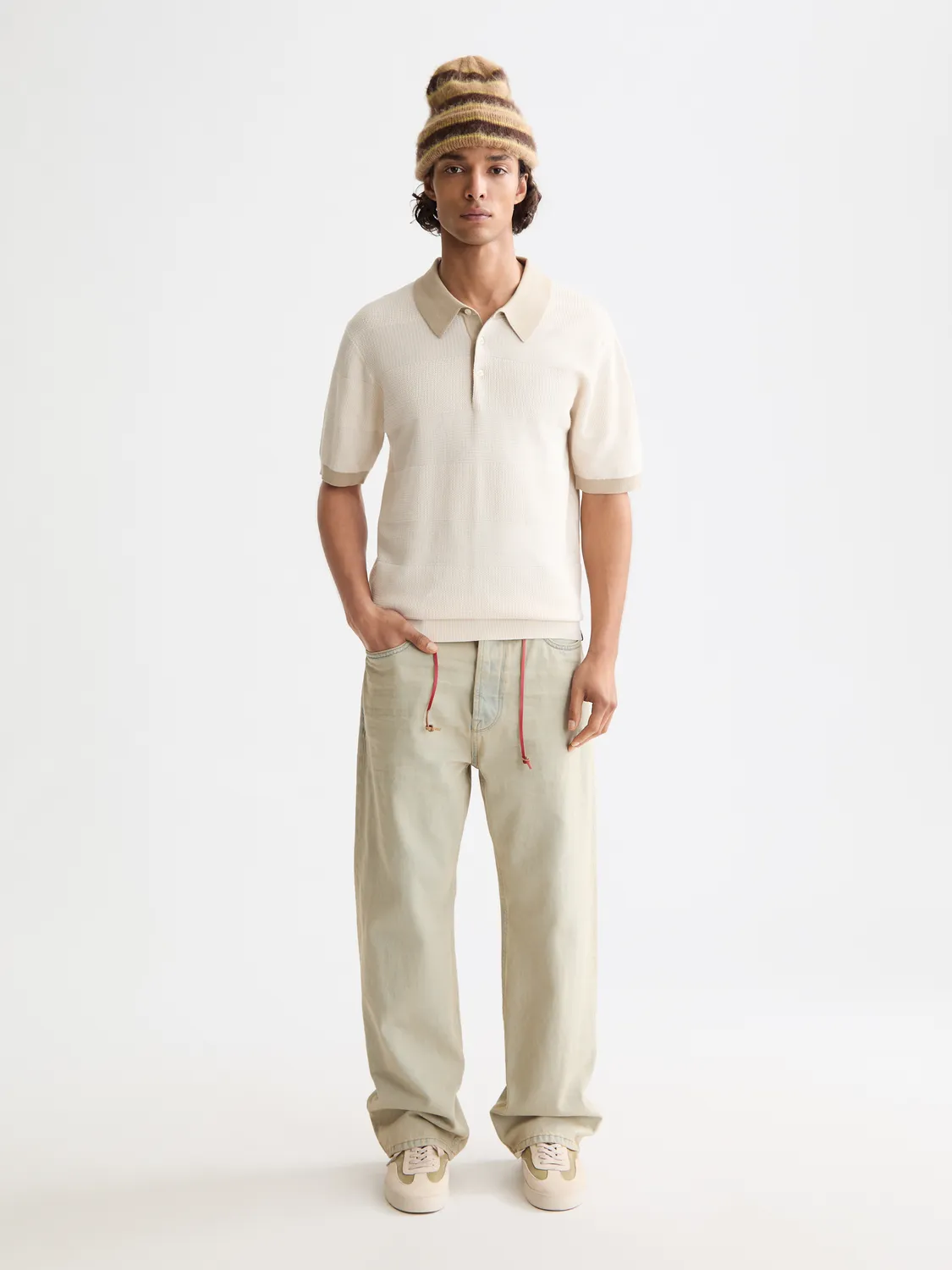 Knitted tonal polo sold by Scotch & Soda product image thumbnail 4