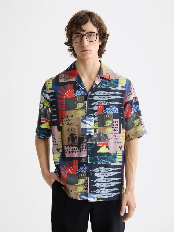 Printed short sleeved shirt sold by Scotch & Soda