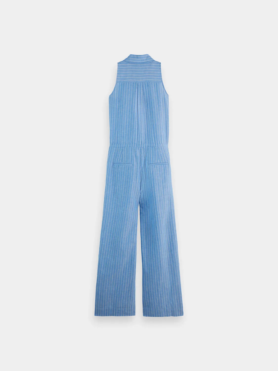 Striped linen jumpsuit sold by Scotch & Soda product image thumbnail 5