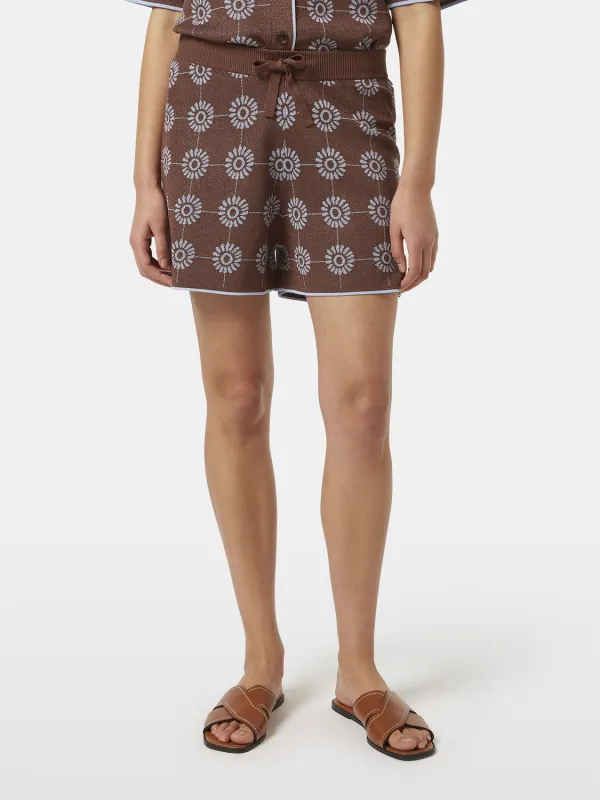 Jacquard knitted shorts made by Scotch & Soda