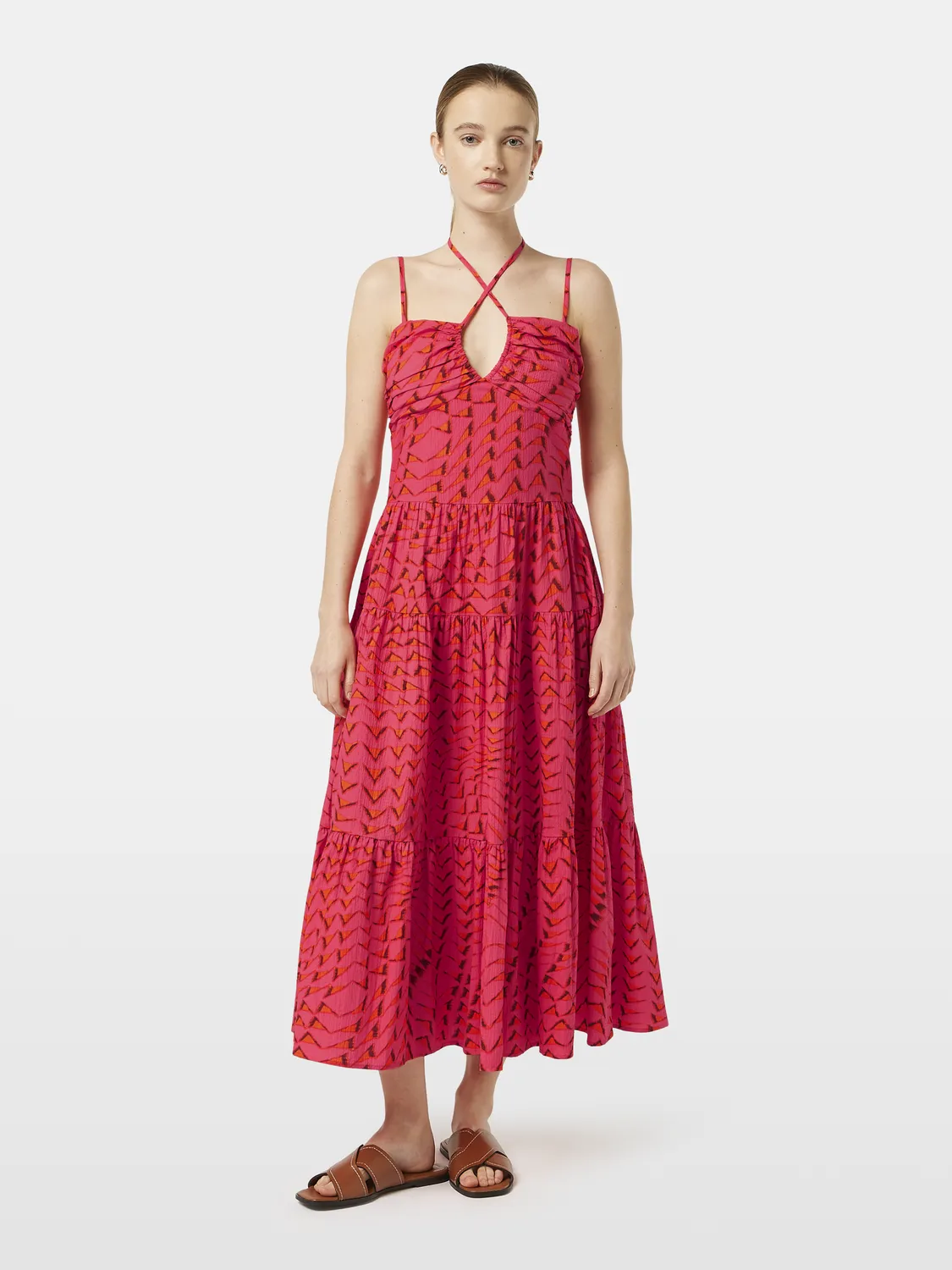 Seersucker midi dress sold by Scotch & Soda