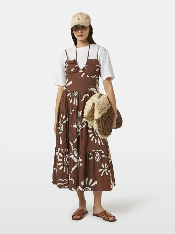 Seersucker midi dress sold by Scotch & Soda