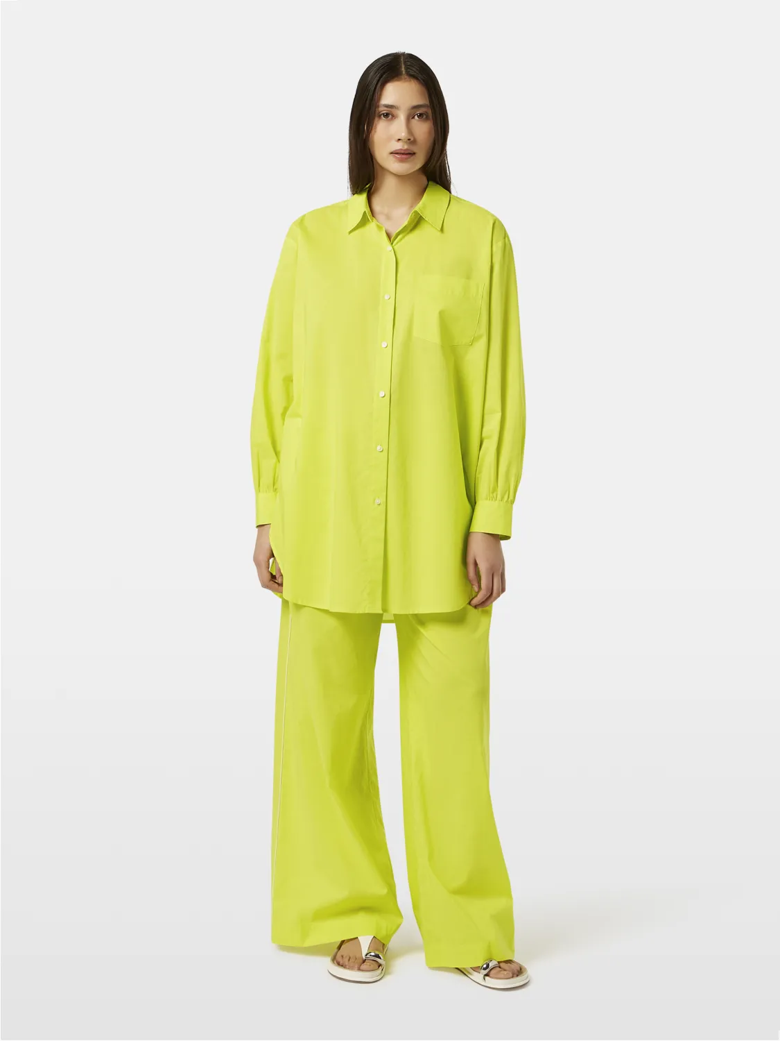 Cotton voile wide fit pants sold by Scotch & Soda product image thumbnail 4