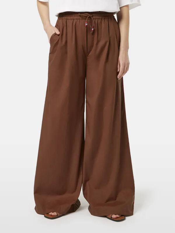 Cotton voile wide fit pants made by Scotch & Soda