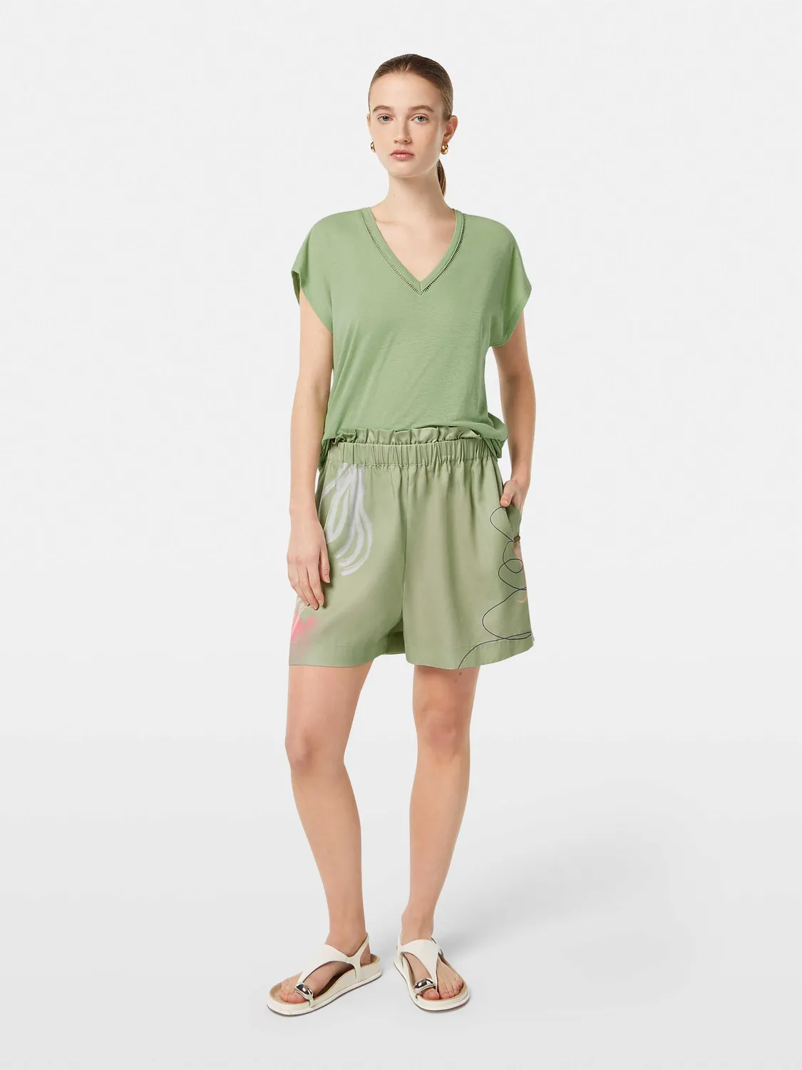 V-neck t-shirt sold by Scotch & Soda product image thumbnail 4