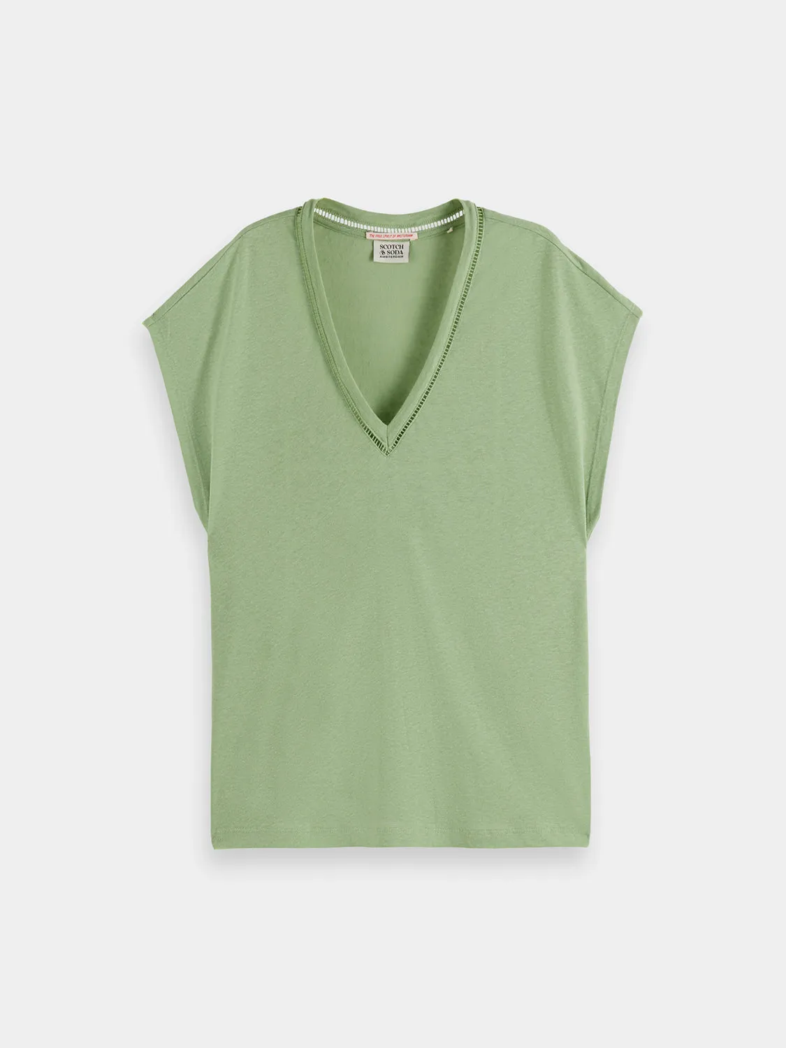 V-neck t-shirt sold by Scotch & Soda product image thumbnail 2