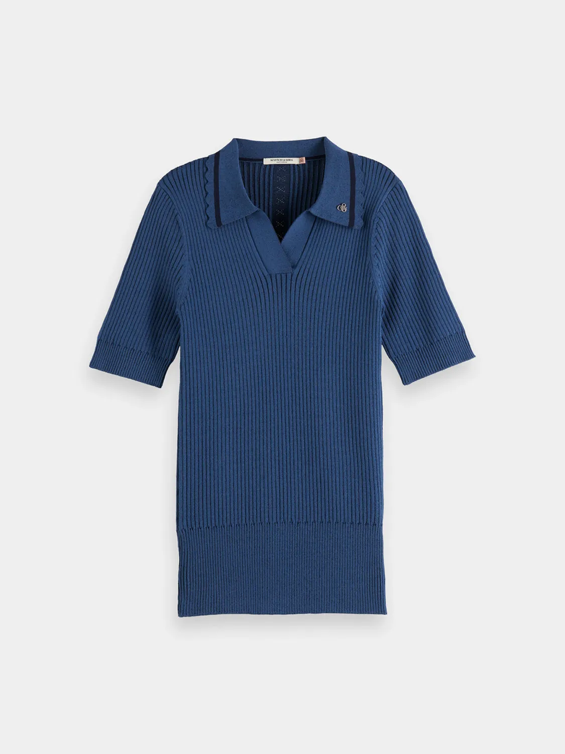 Ribbed polo sold by Scotch & Soda product image thumbnail 2