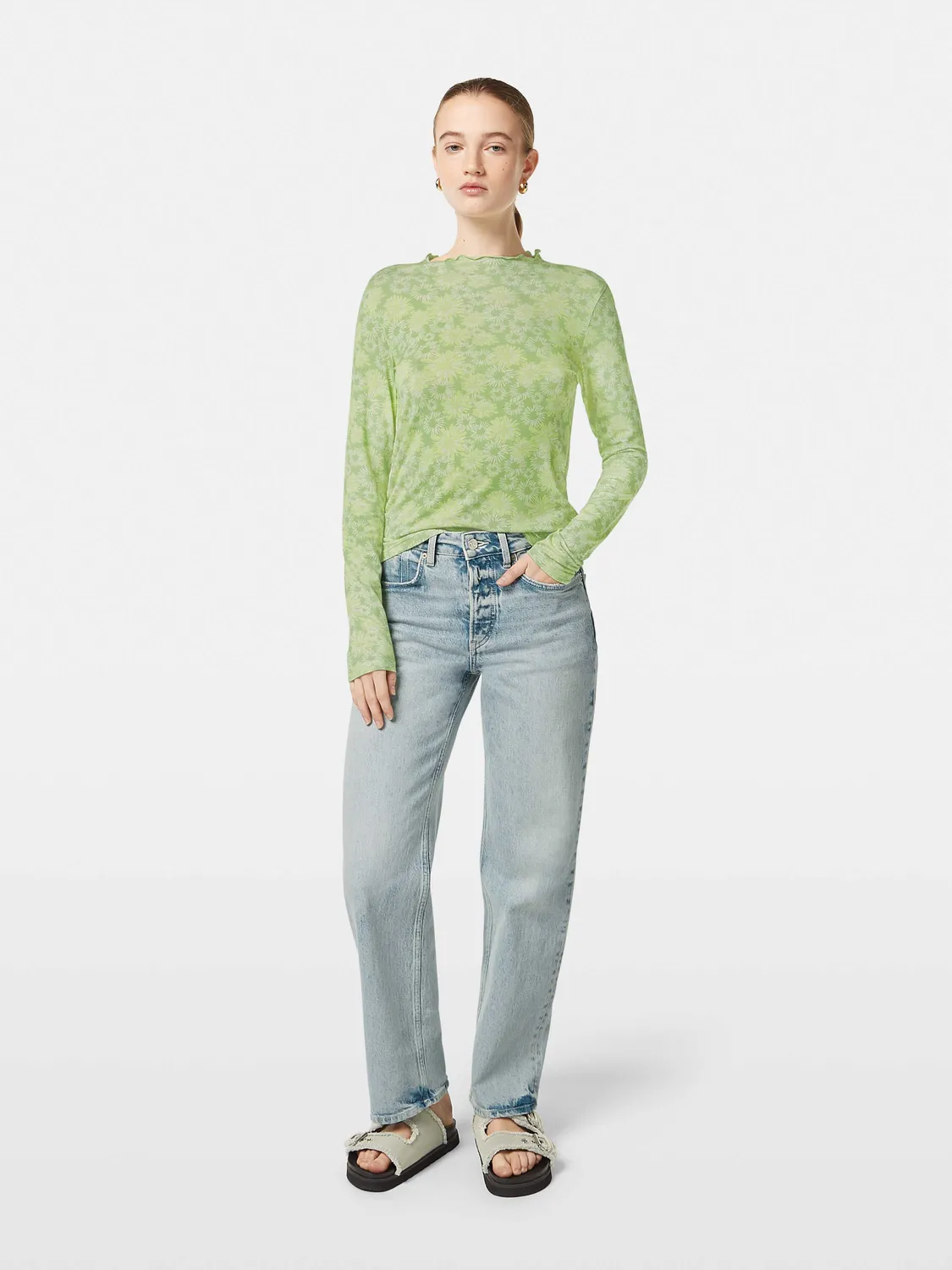 Printed long sleeved top sold by Scotch & Soda product image thumbnail 4