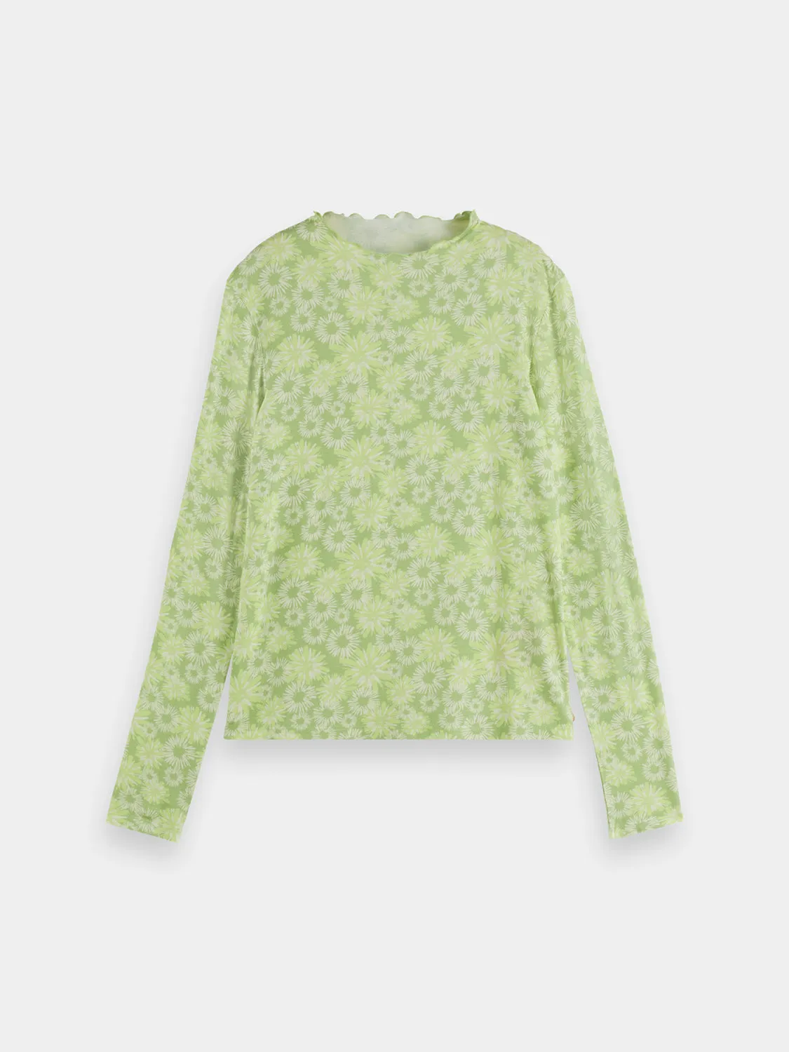 Printed long sleeved top sold by Scotch & Soda product image thumbnail 2