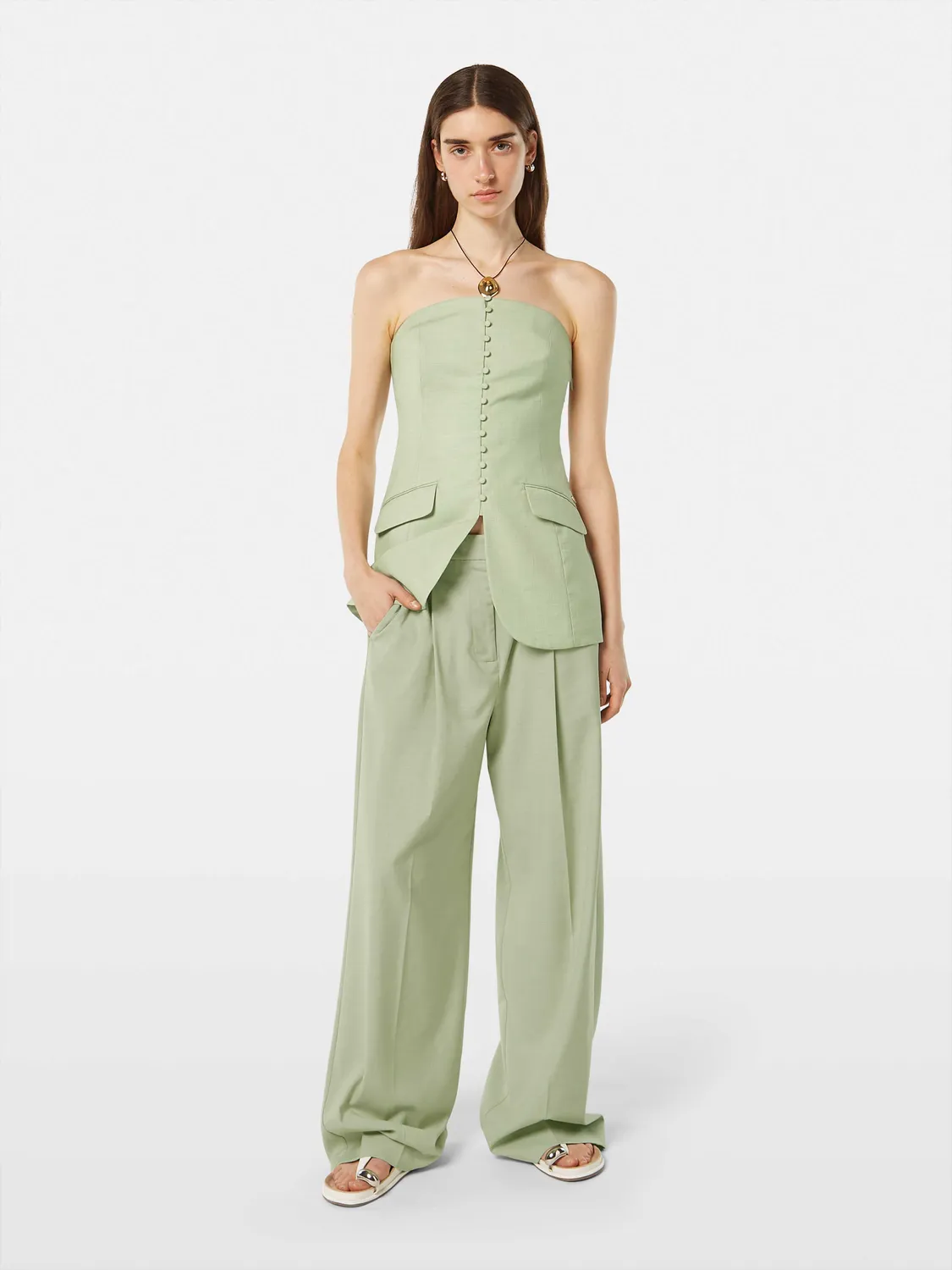 Rose wide-fit pants sold by Scotch & Soda product image thumbnail 4