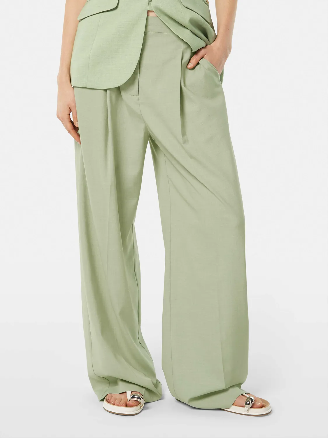 Rose wide-fit pants sold by Scotch & Soda