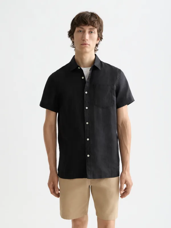Short sleeved linen shirt made by Scotch & Soda