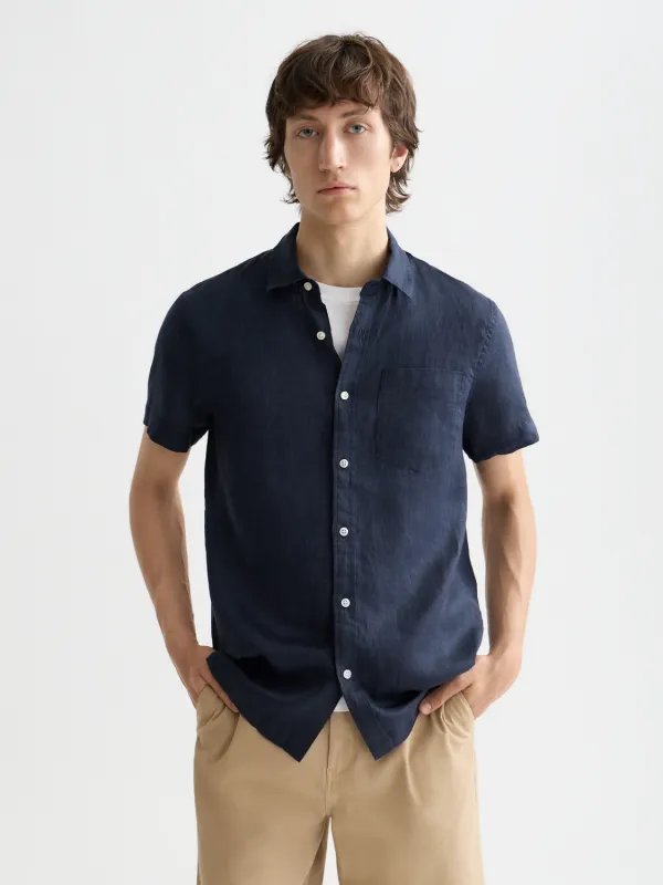 Short sleeved linen shirt sold by Scotch & Soda