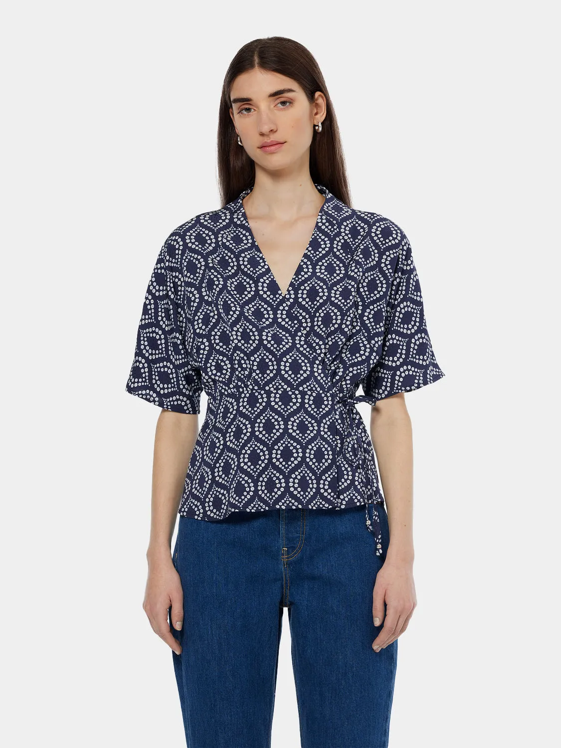 Wrap top sold by Scotch & Soda