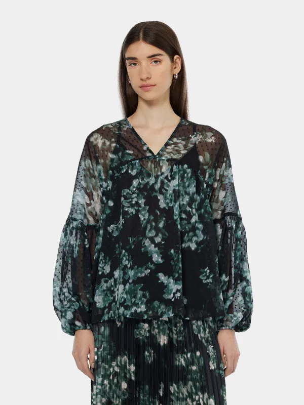 Printed fil coupe top sold by Scotch & Soda