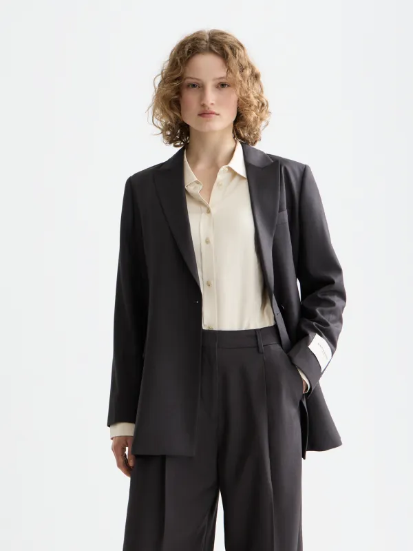 Belted double-breasted blazer made by Scotch & Soda