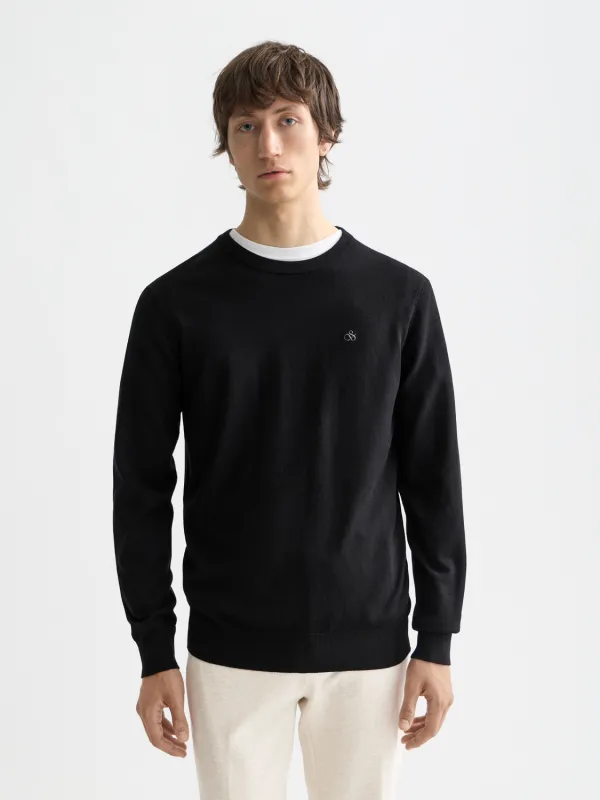 Viscose crewneck pullover made by Scotch & Soda