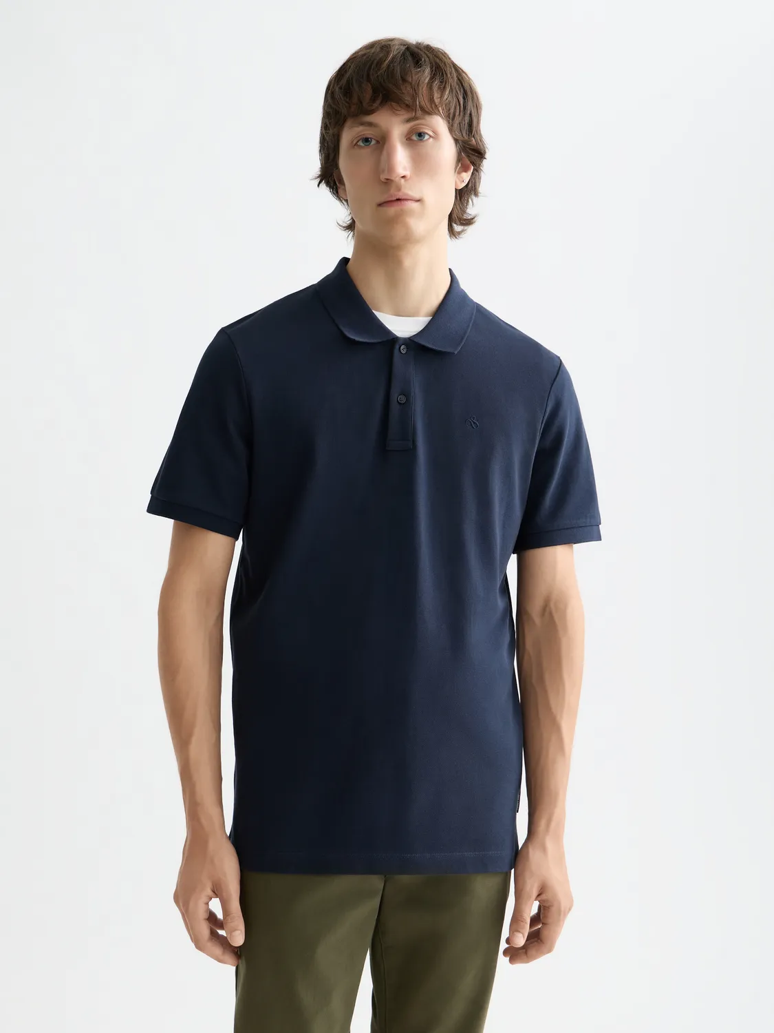 Logo pique polo sold by Scotch & Soda