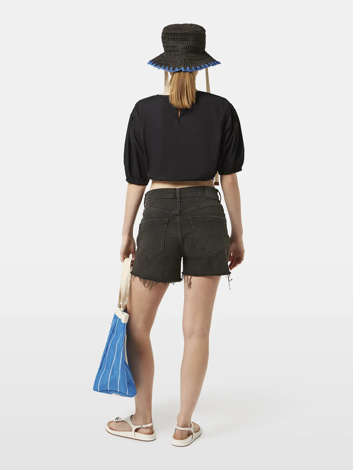 Cropped poplin top sold by Scotch & Soda product image thumbnail 3