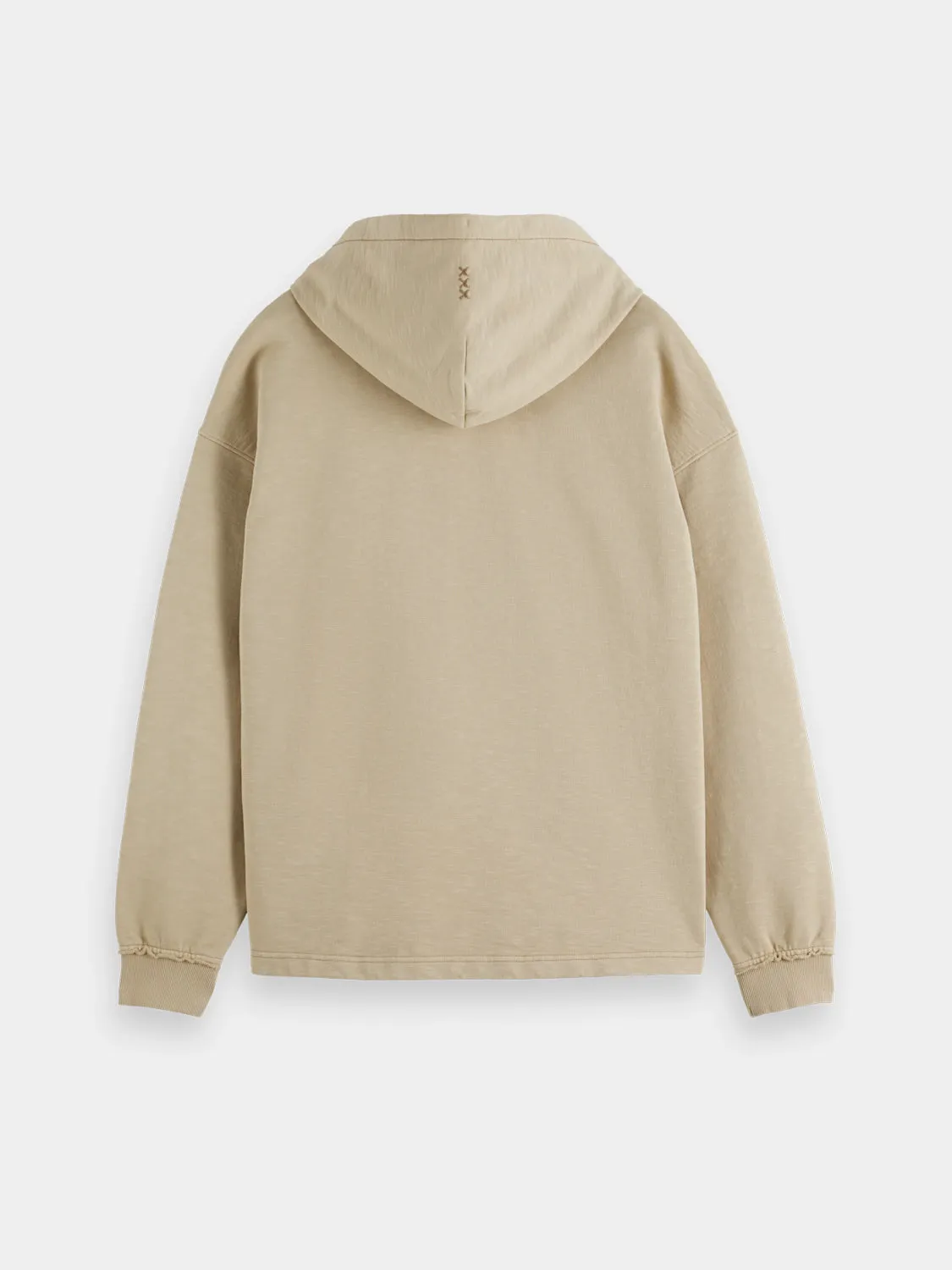Garment-dyed hoodie sold by Scotch & Soda product image thumbnail 5