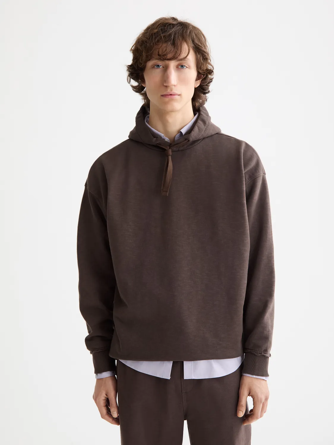 Garment-dyed hoodie sold by Scotch & Soda