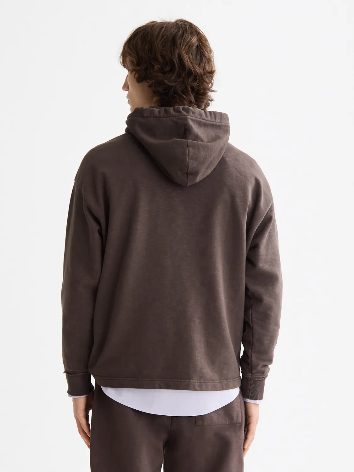 Garment-dyed hoodie sold by Scotch & Soda product image thumbnail 3