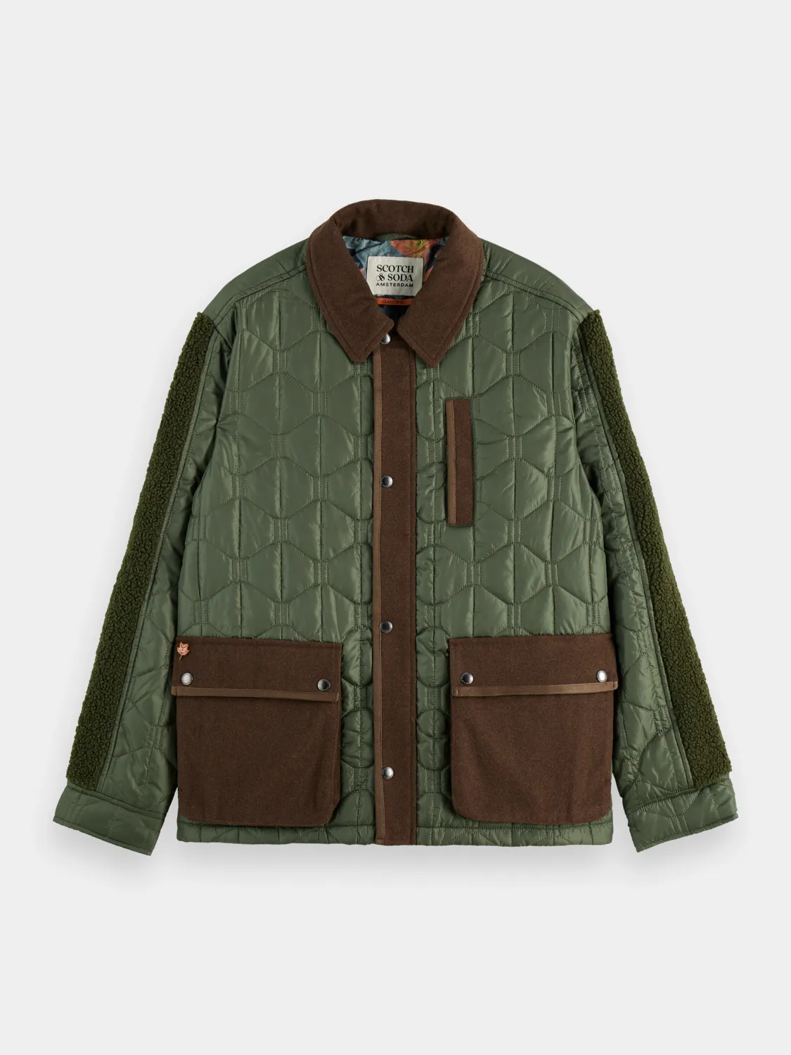 Quilted military jacket sold by Scotch & Soda product image thumbnail 2