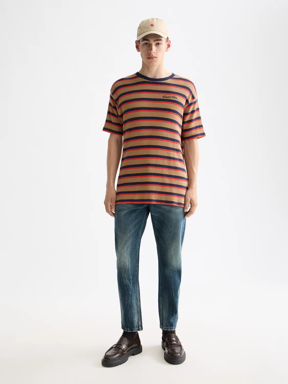 Waffle t-shirt sold by Scotch & Soda product image thumbnail 4