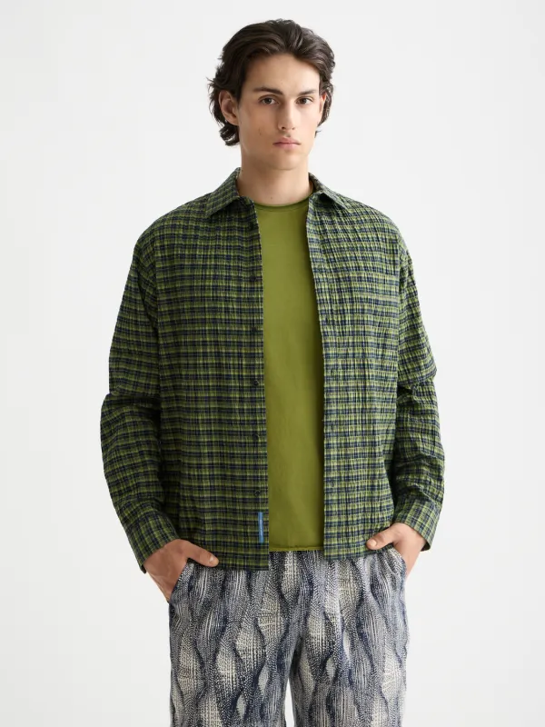 Crinkle checked shirt sold by Scotch & Soda