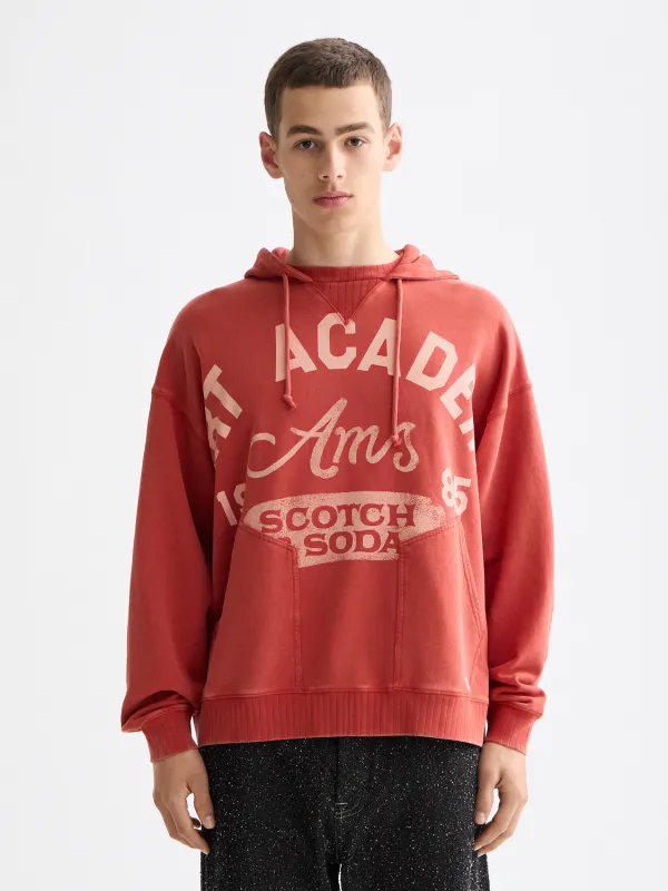 Artwork hoodie made by Scotch & Soda