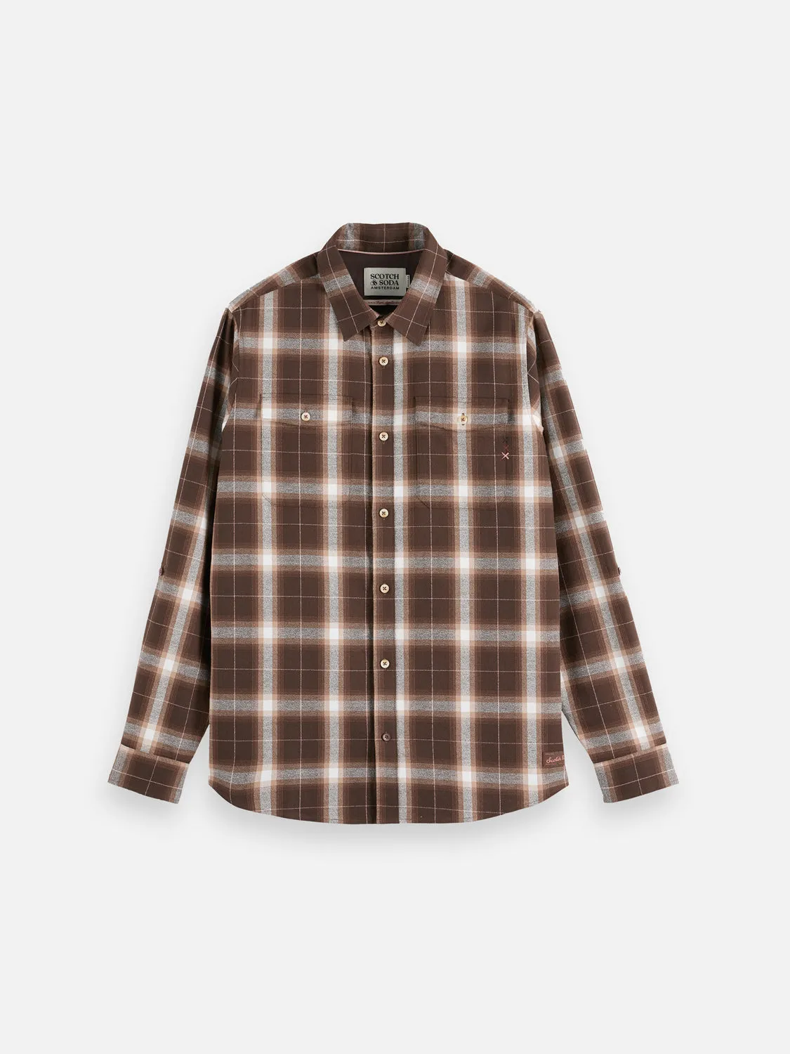 Lightweight flannel shirt sold by Scotch & Soda product image thumbnail 2