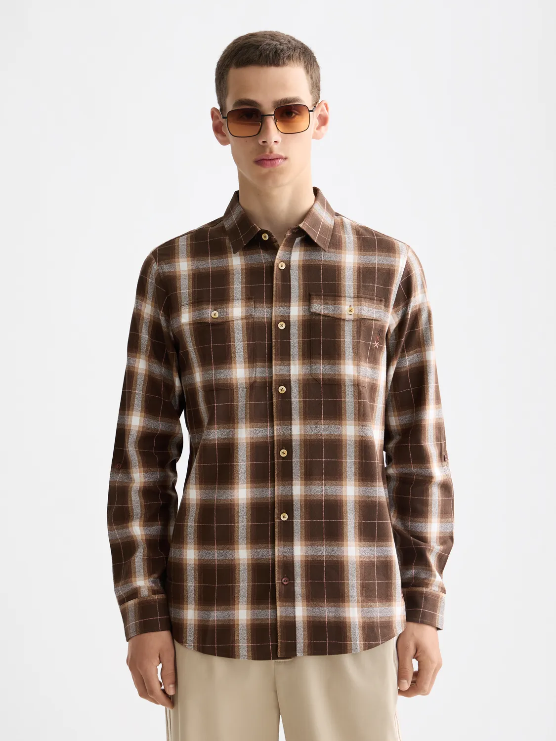 Lightweight flannel shirt sold by Scotch & Soda