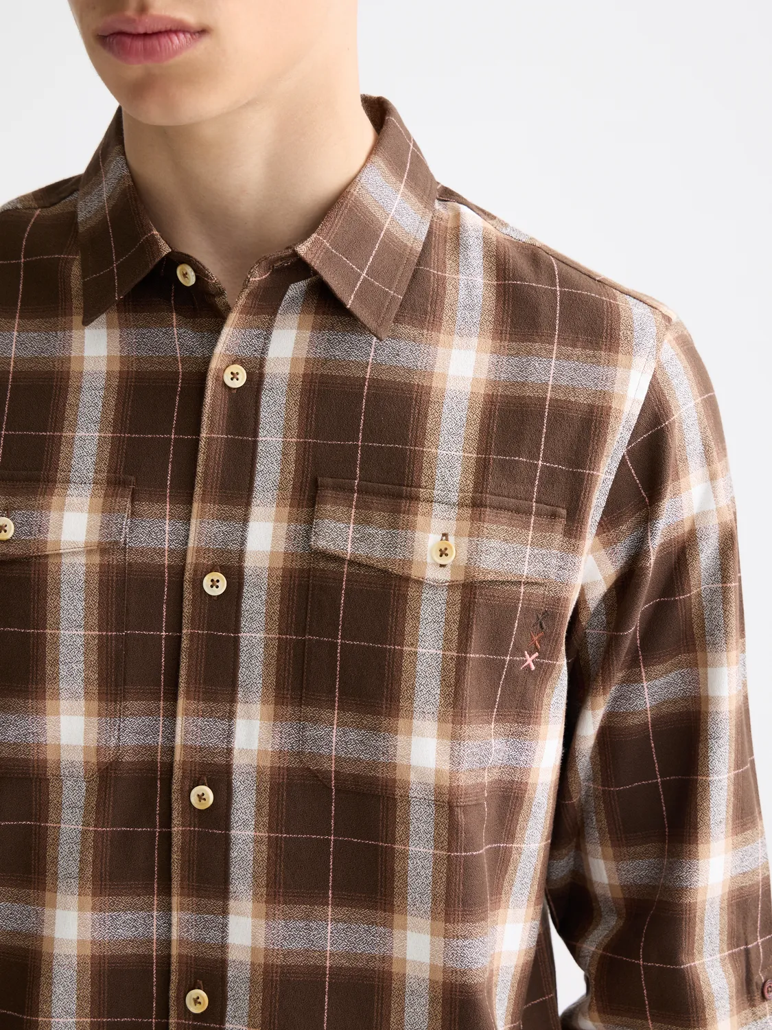 Lightweight flannel shirt sold by Scotch & Soda product image thumbnail 5