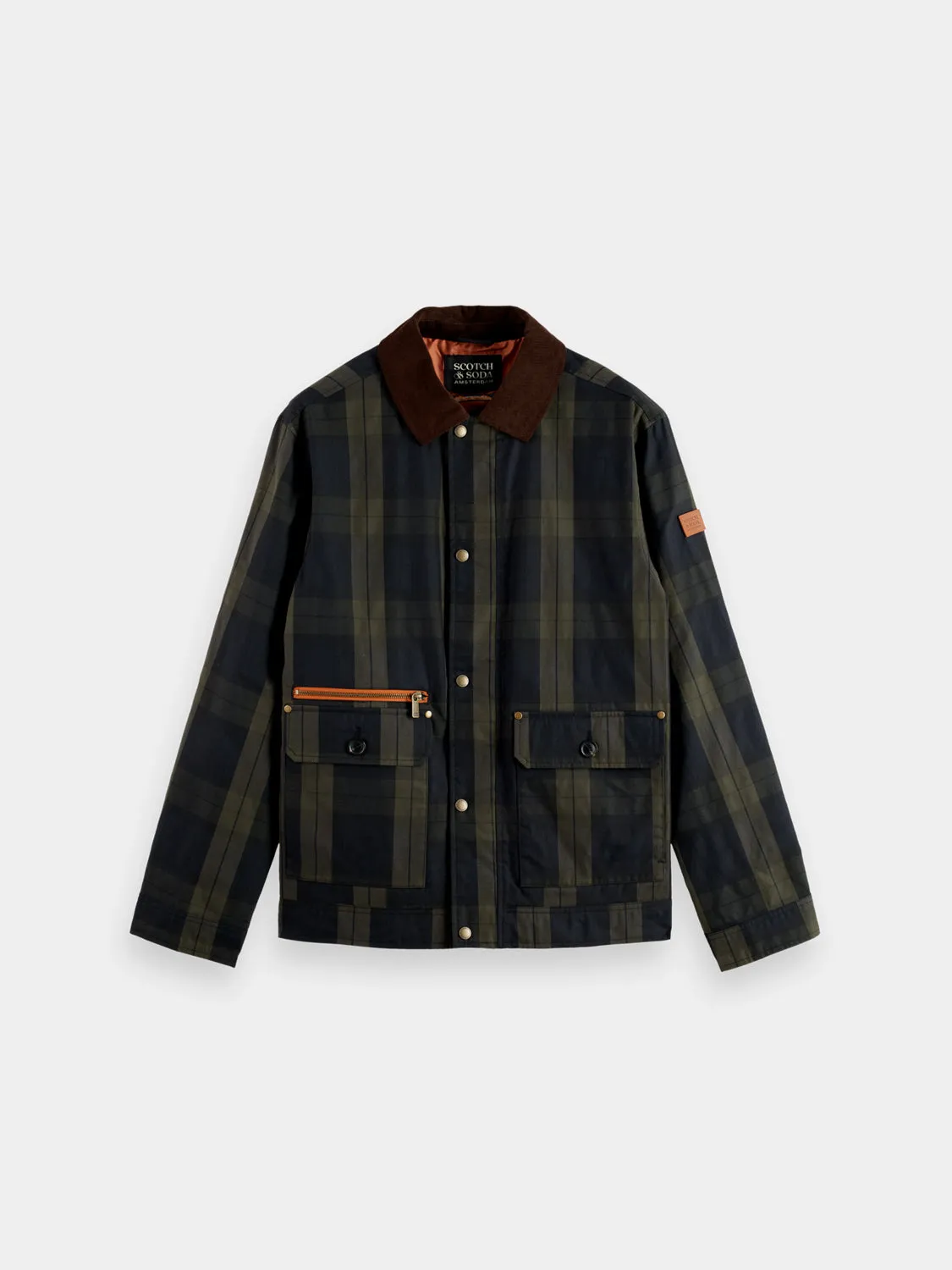Wax cotton jacket sold by Scotch & Soda product image thumbnail 2