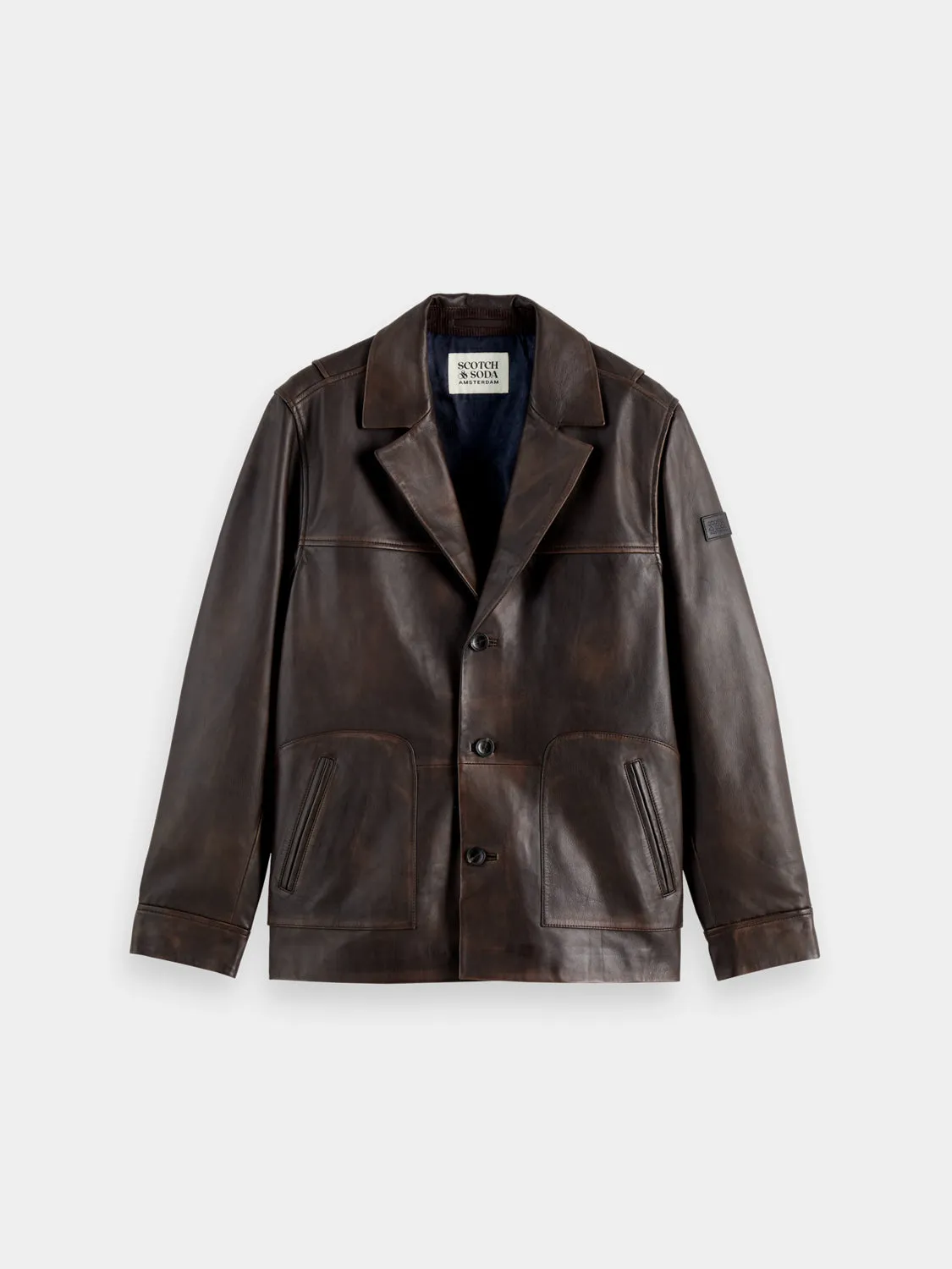 Leather blazer sold by Scotch & Soda product image thumbnail 2