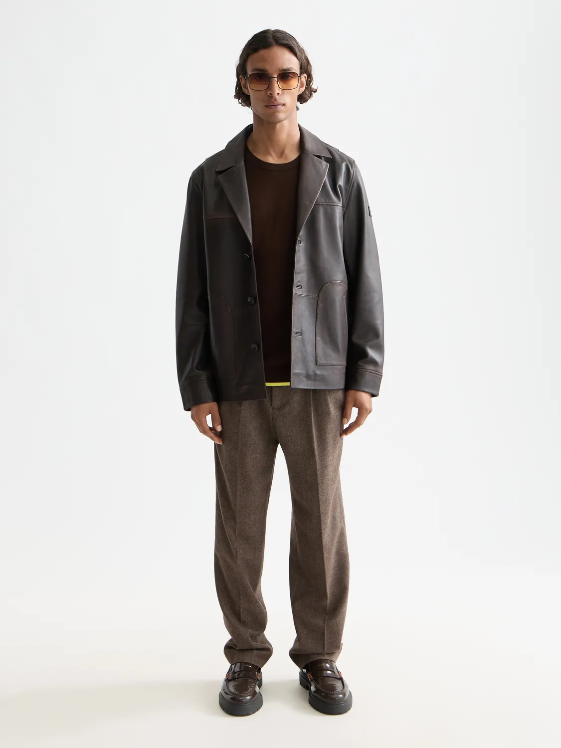 Leather blazer sold by Scotch & Soda product image thumbnail 4