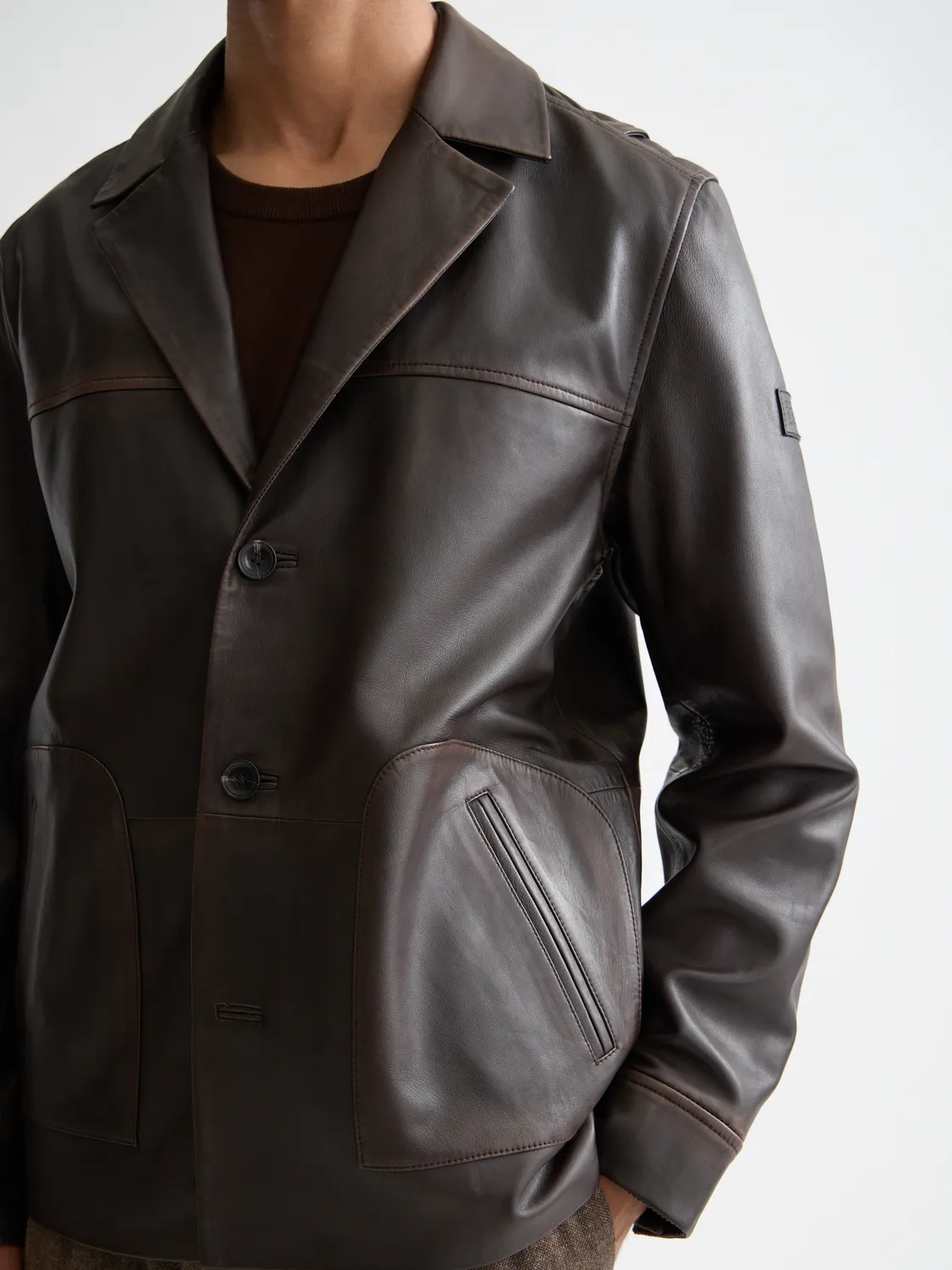 Leather blazer sold by Scotch & Soda product image thumbnail 5