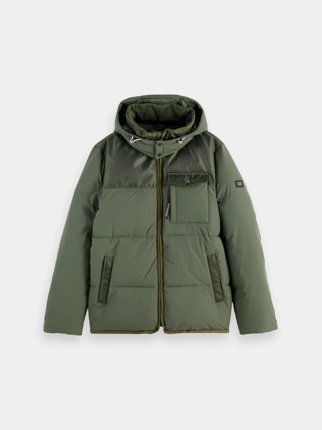 Hooded puffer jacket sold by Scotch & Soda product image thumbnail 2