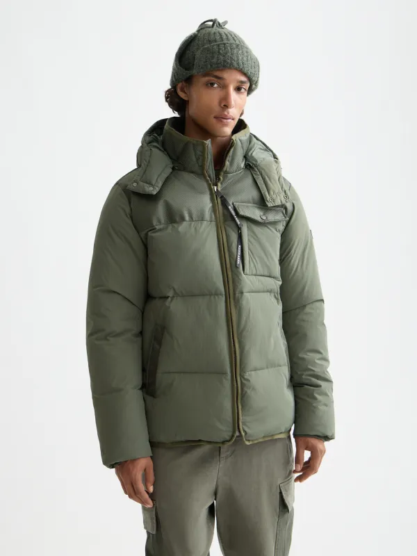 Hooded puffer jacket sold by Scotch & Soda