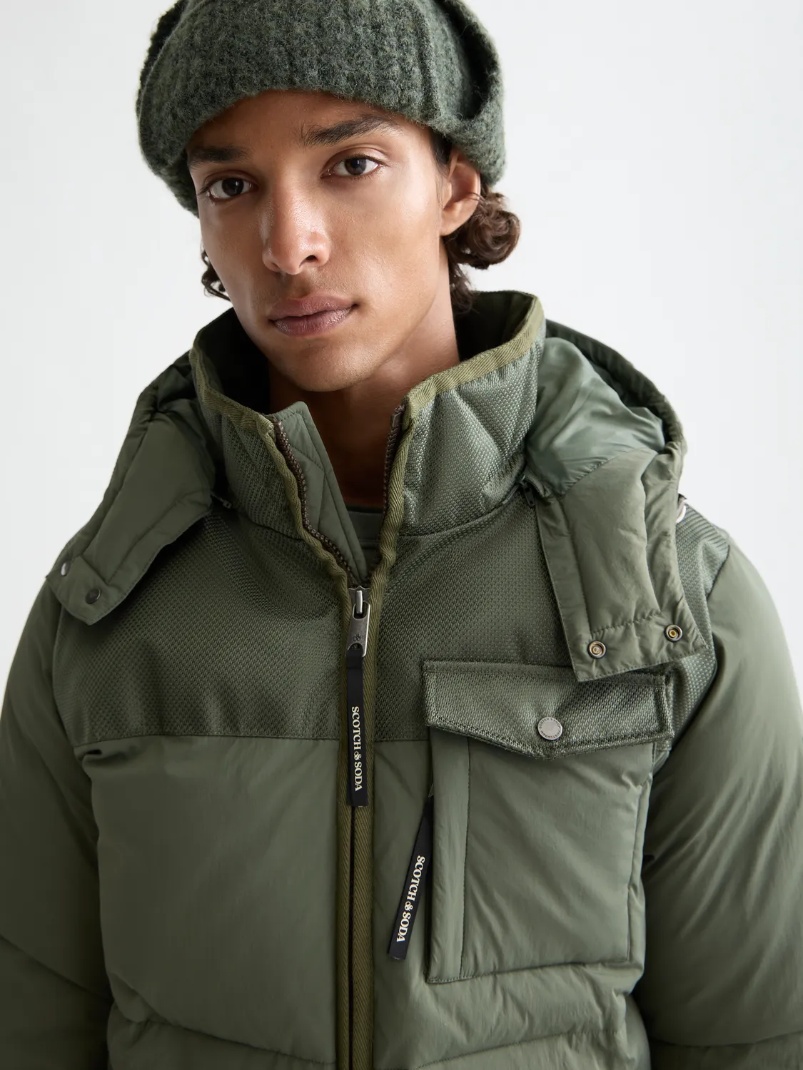 Hooded puffer jacket sold by Scotch & Soda product image thumbnail 5