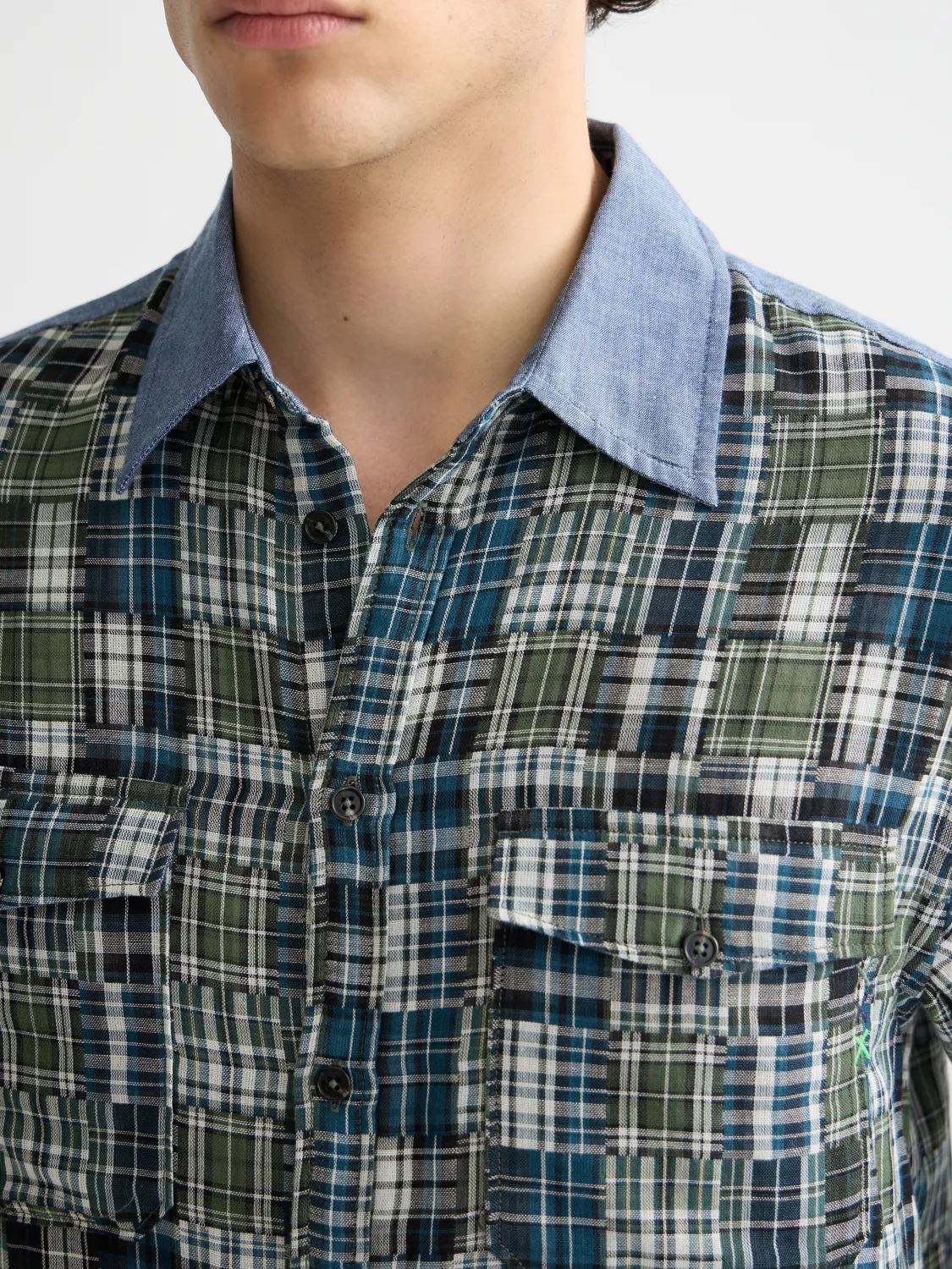 Patchwork flannel shirt sold by Scotch & Soda product image thumbnail 5