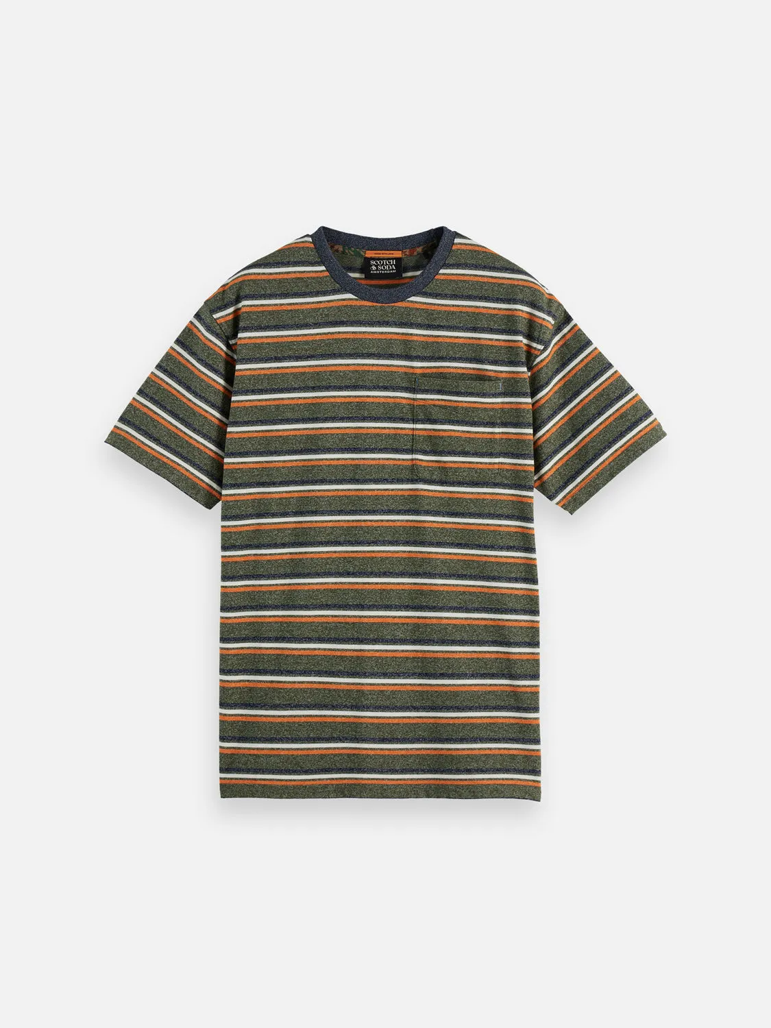Yarn-dyed striped t-shirt sold by Scotch & Soda product image thumbnail 2