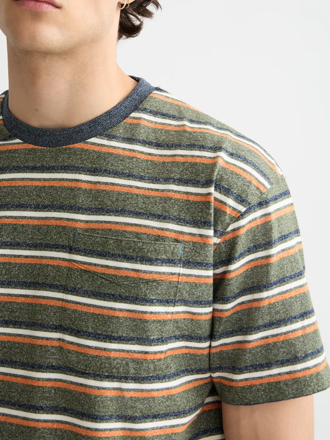 Yarn-dyed striped t-shirt sold by Scotch & Soda product image thumbnail 5