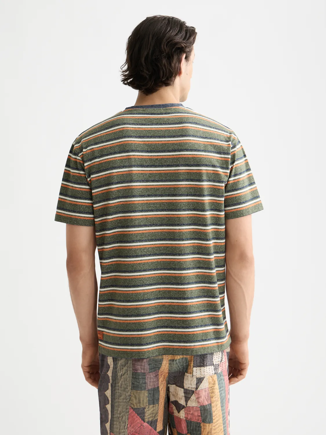 Yarn-dyed striped t-shirt sold by Scotch & Soda product image thumbnail 3