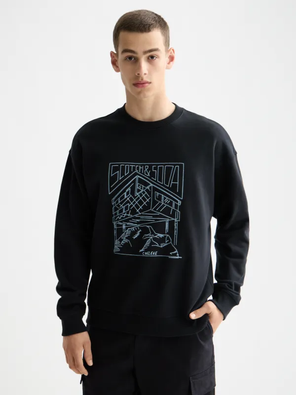 Chest logo sweatshirt sold by Scotch & Soda